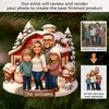 Custom Photo Acrylic Ornament - Personalized Christmas Birthday Gifts For Mom, Dad, Brother, Sister, Kids - Our Little World Of Love