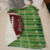 Custom American Football Blanket - Personalized Gift For Birthday, Football Football Lovers, NFL Fans, Sport Lovers, Senior Graduation Gift - My Turf, My Rules