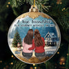 Custom Acrylic Ornament - Personalized Best Friend Christmas Birthday Gifts For Women, Besties, Sisters, BFF - Season Of Friendship