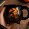 Custom Witch Cauldron Coffee Mug - Personalized Halloween Witchy Gifts For Besties, Sisters, BFF, Family, Yourself - Witching You A Wicked Brew