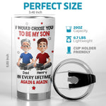 Custom Tumbler - Personalized Birthday Gifts For Mom, Dad, Son - My Son My Forever Gift