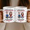 Custom Mug - Personalized Birthday Gifts For Mom, Dad, Daughter - My Daughter My Forever Love