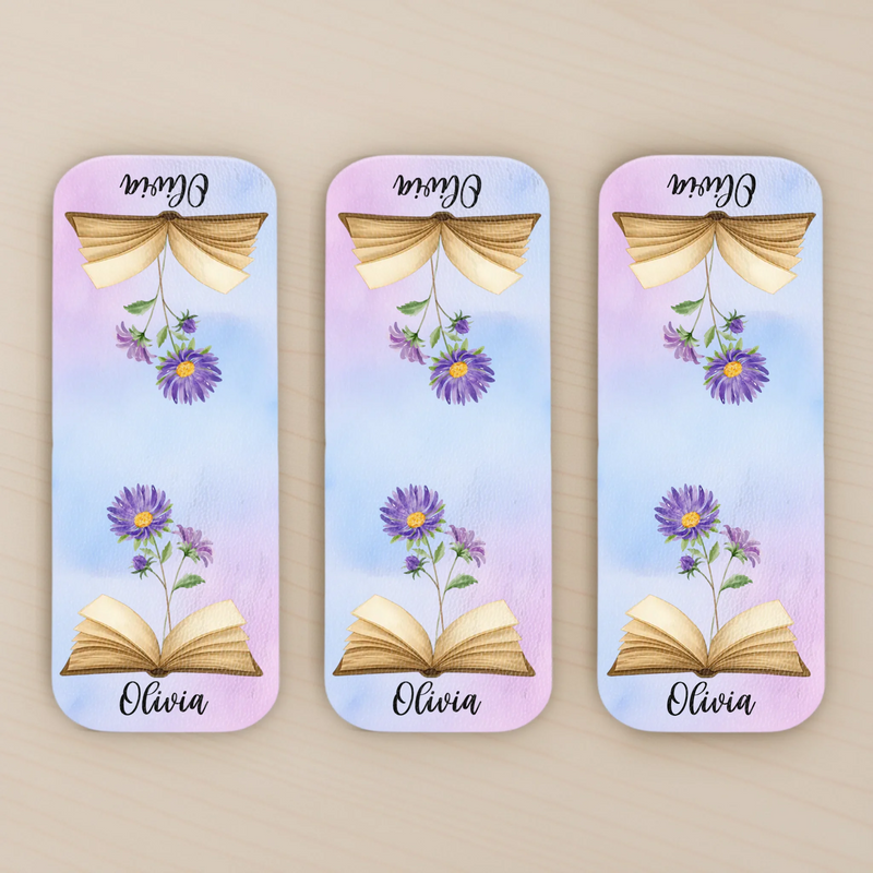 Custom Leather Magnetic Bookmark - Personalized  Bookish Gifts For Book Lovers, Bookworms, Readers - Reading Is My Superpower
