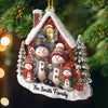 Custom Acrylic Ornament - Personalized Christmas Birthday Gifts For Mom, Dad, Brother, Sister, Kids  - Hearts Stay Together