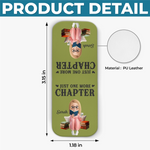Custom Leather Magnetic Bookmark - Personalized  Bookish Gifts For Book Lovers, Bookworms, Readers - One More Page Always