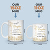 Custom Mug - Personalized Birthday Gifts For Mom, Daughter - Sunshine Shines Through A Daughter