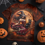 Custom Unisex T-shirt - Personalized Halloween Costume Witchy Gifts For Women - Wickedly Good Vibes