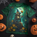 Custom Unisex T-shirt - Personalized Halloween Costume Witchy Gifts For Women - Spooky Witch Energy