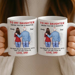 Custom Mug - Personalized Birthday Gifts For Mom, Dad, Daughter, Son - Love Flows Through Every Generation
