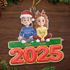 Custom Acrylic Ornament - Personalized Christmas Birthday Gifts For Family, Dog Cat Lovers - New Year, Same Goofy Crew
