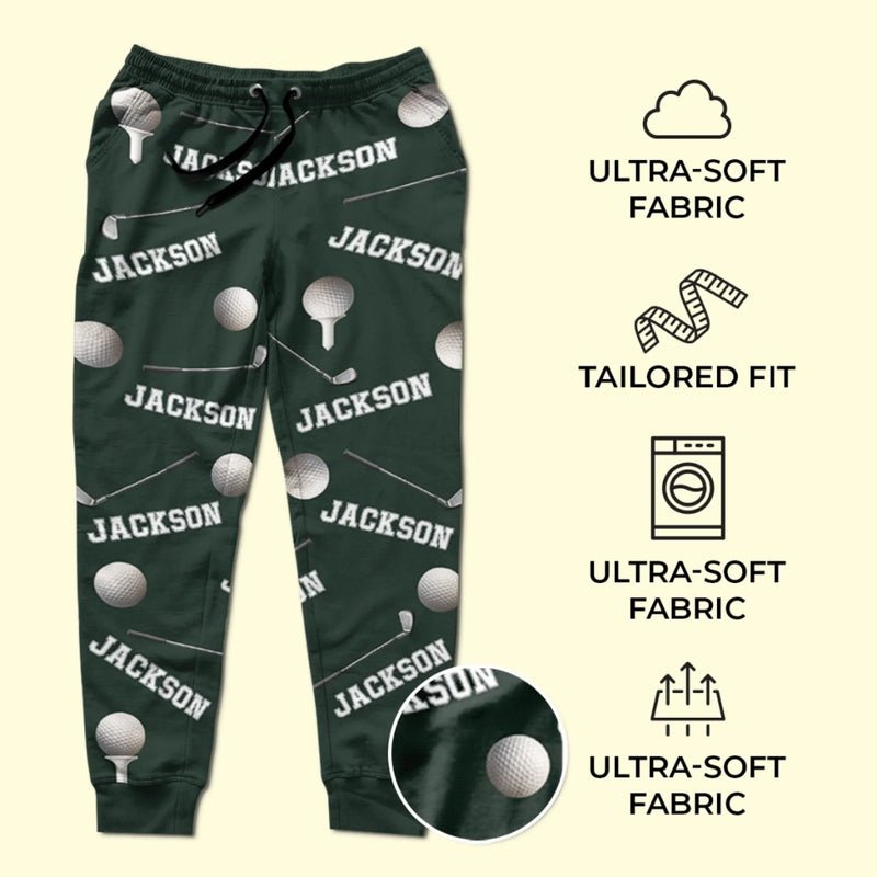Custom Unisex Sweatpants - Personalized Christmas Birthday Golf Gifts For Men, Women - Game On Always