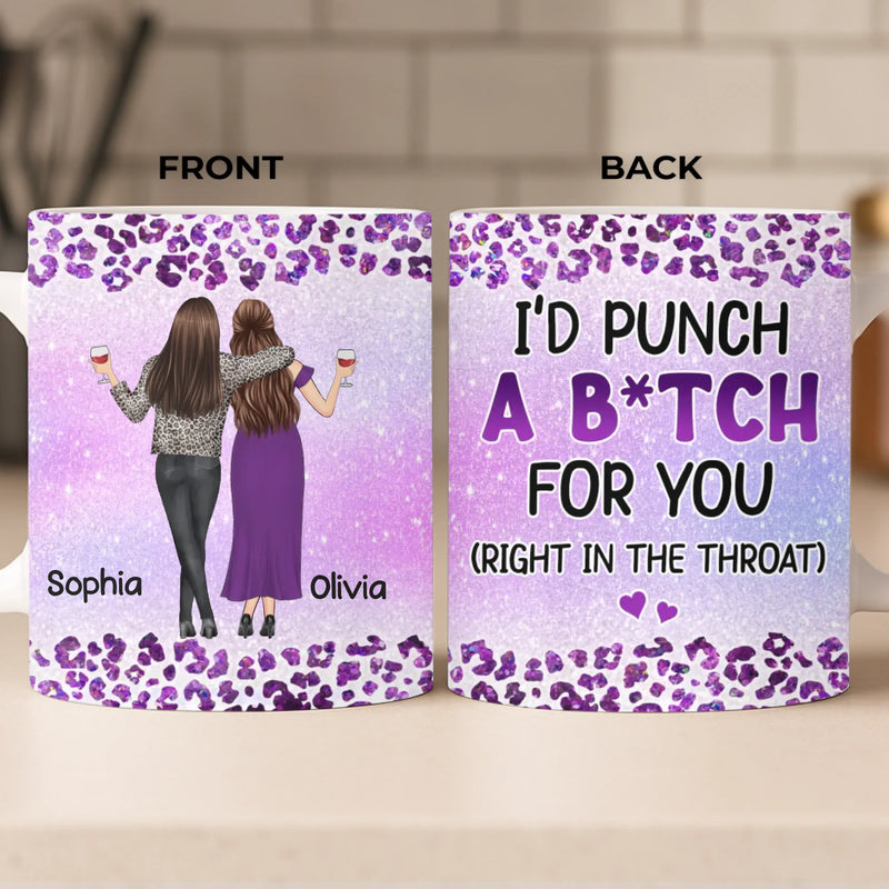 Custom Mug - Personalized Best Friend Birthday Gifts For Women, Besties, Sisters, BFF - Always Got Your Back