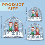 Custom Name Christmas Daughter Gifts - Personalized Ornament