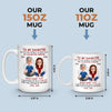 Custom Mug - Personalized Birthday Gifts For Mom, Dad, Daughter - My Daughter My Forever Gift