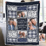 Custom Photo Couple Love Gifts - Personalized Blanket
