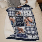 Custom Photo Couple Love Gifts - Personalized Blanket