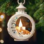 Custom Candlelight Lantern Ornament - Personalized Pet Christmas Memorial Sympathy Gifts For Dogs - Forever My Little Star