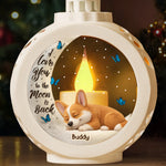 Custom Candlelight Lantern Ornament - Personalized Pet Christmas Memorial Sympathy Gifts For Dogs - Forever My Little Star