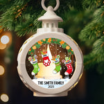 Custom Candlelight Lantern Ornament -  Personalized Christmas Birthday Gifts For Mom, Dad, Brother, Sister, Kids - Love And Joy Fill Christmas