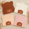 Custom Baby Beanie And Mittens Set - Personalized Baby Shower, Gender Reveal Gifts For New Moms, New Dads, New Parents, Dog Dad And Mom - Small Hands Hold Big Dreams