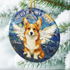 Custom Photo Ceramic Ornament - Personalized Pet Christmas Memorial Sympathy Gifts For Dogs, Cats - Companions Forever In Our Hearts