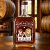 Custom Whiskey Bottle - Personalized Best Friend Birthday Gifts For Women, Besties, Sisters, BFF - Forever Cheers Together