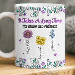 Custom Mug - Personalized Best Friend Birthday Gifts For Women, Besties, Sisters, BFF - Partners In Shine