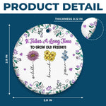 Custom Name Friendship Gifts for Friends - Personalized Ceramic Ornament