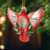 Custom Photo Cardinal Acrylic Ornament - Personalized Christmas Memorial Sympathy Gifts For Loss Of Mom, Dad - A Life Remembered With Love