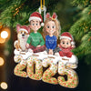Custom Acrylic Ornament - Personalized Christmas Birthday Gifts For Family, Dog Cat Lovers - Joyful Memories