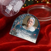 Custom Photo Acrylic Snow Globe - Personalized Christmas Memorial Sympathy Gifts For Loss Of Mom, Dad - Forever Treasured In Every Heart