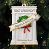 Custom First Christmas In New Home Acrylic Ornament - Personalized Anniversary Christmas Wedding Gifts For Husband And Wife, Him And Her, New Homeowners, Couples, Friends - Our Cozy Beginning
