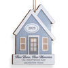 Custom First Christmas In New Home Wood Ornament - Personalized Anniversary Christmas Wedding Gifts For Husband And Wife, Him And Her, New Homeowners, Couples, Friends - Together Under One Roof