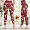 Custom Photo Women Leggings - Personalized  Christmas Birthday Gifts For Dog Cat Lovers, Dog Dad And Mom, Cat Owners - Pawty All The Way