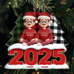Custom Acrylic Ornament - Personalized Christmas Birthday Gifts For Family, Dog Cat Lovers - Sweet Family Moments