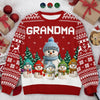 Custom Snowman Unisex Ugly Sweatshirt - Personalized Christmas Birthday Gifts For Mom, Grandma - Christmas Wonder Glows In Every Smile
