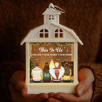 Custom LED House Lantern Light - Personalized Christmas Birthday Gifts For Mom, Dad, Brother, Sister, Kids - Always In Our Hearts And Thoughts