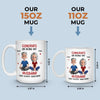 Custom Mug - Personalized Anniversary Wedding Gifts For Husband And Wife, Him And Her - Lucky To Have Me