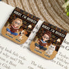 Custom Leather Magnetic Bookmark - Personalized  Bookish Gifts For Book Lovers, Bookworms, Dog Cat Lovers - Stories With Paws