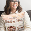 Custom Pocket Pillow - Personalized Bookish Gifts For Book Lovers, Bookworms, Readers - Chapters Of Happiness