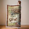 Custom Snuggle Blanket, Hoodie Blanket - Personalized Bookish Gifts For Book Lovers, Bookworms, Readers - My Reading Sanctuary