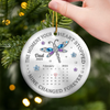 Custom Cardinal Ceramic Ornament - Personalized Christmas Memorial Sympathy Gifts For Loss Of Mom, Dad - A Life Remembered With Endless Love