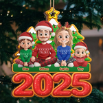 Custom Name Christmas Family Gifts - Personalized Ornament