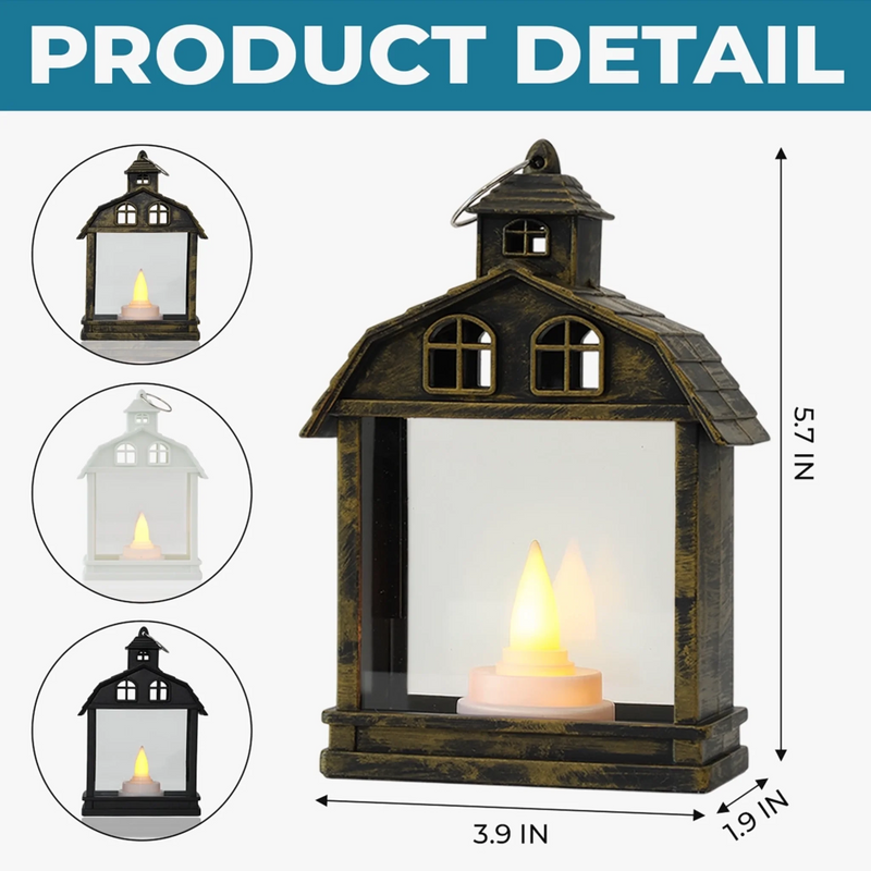 Custom Cardinal LED House Lantern Light - Personalized Christmas Memorial Sympathy Gifts For Loss Of Mom, Dad - A Beautiful Life Forever Remembered