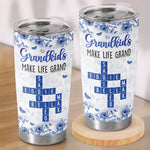 Custom Scrabble Tumbler - Personalized Birthday Gifts For Grandpa, Grandma - Together Our Story Shines Bright