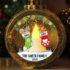 Custom Candlelight Lantern Ornament -  Personalized Christmas Birthday Gifts For Mom, Dad, Brother, Sister, Kids - Love And Joy Fill Christmas New Arrival