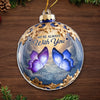 Custom Acrylic Ornament - Personalized Christmas Memorial Sympathy Gifts For Loss Of Mom, Dad - Treasured Beyond Time