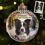 Custom Photo Acrylic Ornament - Personalized Pet Christmas Memorial Sympathy Gifts For Dog Lovers, Cat Lovers - Every Star Carries Your Light