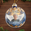 Custom Photo Acrylic Ornament - Personalized Christmas Memorial Sympathy Gifts For Loss Of Mom, Dad - Held in Gentle Memory