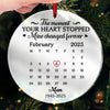Custom Mirrored Acrylic Ornament - Personalized Memorial Sympathy Gifts For Loss Of Mom, Dad - Your Presence Still Glows